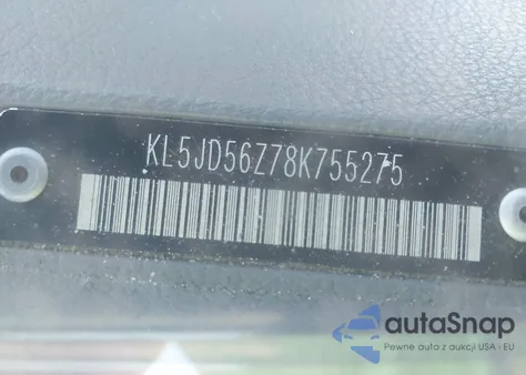 2008 Suzuki Forenza Convenience/Popular из США, поврежденный, VIN KL5JD56Z78K755275